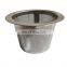 Custom 304 316L stainless steel perforated bucket