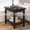 Modern living room furniture storage tea table Stainless steel center sofa round marble coffee table
