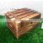 Customized logo design gift wooden shipping wine box
