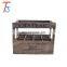 Custom stackable Multipurpose storage natural handmade wooden wine crate