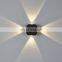 Outdoor 4W LED Wall Lamp Up and Down Aluminum Wall Sconce garden LED Wall Light
