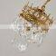 Modern Crystal Wall Lamp French Luxury Mounted Wall Lights For Bedroom Living Room Creative Aisle Bedside Decor Lamps