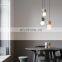 Simple Contemporary Modern Minimalist Pendant Light Glass LED Ceiling Hanging Lamp Bedroom Bedside Indoor Small Chandelier