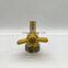 Brass Gas Stove Valve Double Butterfly Handle Inner Wire Gas Brass Stingy Valve