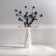 Matt White Color Nordic INS Style Figurines Frosted Round Design Model Home Room Flowers Decorative Ornament Ceramic Vase