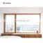 Usa Swing Open Style And Aluminium Frame Wood Window With Triple Tempered Glazed