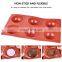 6 Holes Sphere Silicone Bomb Half Circle Baking Mold For Chocolate Cake Jelly Pudding Handmade Soap Round Shape Silicone Mold