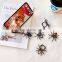Universal Luxury Bling Diamond Metal Spider Mobile Phone Finger Ring Holder 360 Rotate Stand