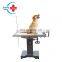 HC-R009 Veterinary High Temperature Resistant Corrosion Resistant Stainless Steel Surgical Operation Bed Manual Operating Table