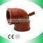 SAM UK brown pipe fitting double thread pipe nipple