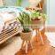 Best Seller Basket Planter on Leg Small Removable Legs Straw Plant stand Storage Basket Plant Holder Wholesale