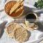 Best Selling Handmade Round Rattan Coasters Set of 2, 4, 6 Cheap Wholesale in Bulk Vietnam Supplier