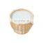 High Quality Round Rattan Picnic Cooler Basket Storage basket with Handle ecofriendly Wholesale Supplier
