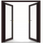 Quality aluminum profile external anti-theft aluminum Security door double swing door
