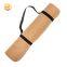 Eco friendly natural rubber cork Yoga Mat for Exercise,pilates,yoga