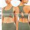 Gym mesh Yoga Sports high support sports bra Custom Logo Privates Label girls gym wear