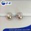 real nature white pearl earring,pearl eardrop,pearl ear stud,pearl ear nail