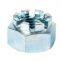 DIN935 Hexagon Slotted and Castle Nuts with Zinc Plated (yellow/Black)