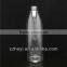 Transparent empty round plastic bottles 750ml for pump spray