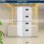 China Top Ten Filing Cabinet Manufacturer Supply White Colour Multi-drawer Metal File Cabinet