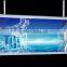 New design super slim double sides acrylic LED advertising light box, slim led sign for haning application