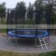 12FT kids outdoor big bungee trampoline with enclosures and Spring Cover