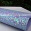 Modern design glitter fabric ,cheap glitter leather for walls and shoes