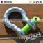 US Type Drop Forged Hot Dip Galvanized Screw Pin Lifting Bow Shackle Supplier's Choice