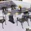 2016 Durable Easy Installation Cast Aluminum Dining Set Outdoor Garden Furniture