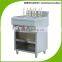 600 combination oven stainless steel gas pasta/noodle cooker BN600-G605C stretched surface with cabinet frame