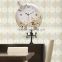 hot selling 3D Embossed Wall Design home decor wall clock