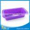 Popular nice design rectangle silicone baking mould