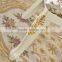 Hotel General Use Gold Gilt Armless Chair Solid Rubber Wood Gold Leaf Chair