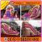 Pink inflatable dry slide funny game hot sales