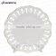 Sublimation DIY Blank Double Gloden Rim Ceramic Plate