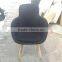 shopping mall public area Tom Dixon Scoop highback chair