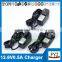 automatic battery charger 12.6v 500ma with au us uk eu wall plug