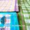 NO46 High quality 100% cotton handkerchief colours plaid satin handkerchief
