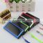 2015 clourful Mobile power bank solar charge power bank for phones mini solar power bank 2000mah