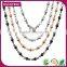 2016 New Product Stainless Steel Bead Korean Pearl Necklace