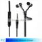 2016 wholesale zipper earphone, earbuds, headphone for IOS&Android&WP smartphone