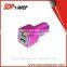 Promotion: high quality stainless steel alloy 2usb 3.1A car charger