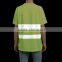 high visibility fluorescence safety t-shirt heat reflective clothing