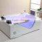 Fashionable whirlpool massage bathtub with Water proof TV for double