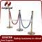 Guideline queue safety barrier rope and post barriers