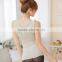 WONDQ Women's Lace Trim Shrink Waist Wholesale Compression Tank Tops