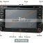 7inch touch screen car double din vw golf with gps bluetooth/canbus
