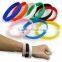 bulk cheap silicone wristband silicone brocelet as a gift