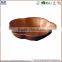 2015 high quality pine wood plate round shaped wood plate