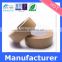 Strong initial adhesion white wood fiber reinforced kraft paper tape